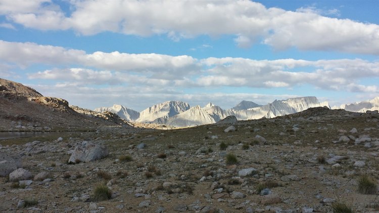 Western Divide From Lake South America in the morning
