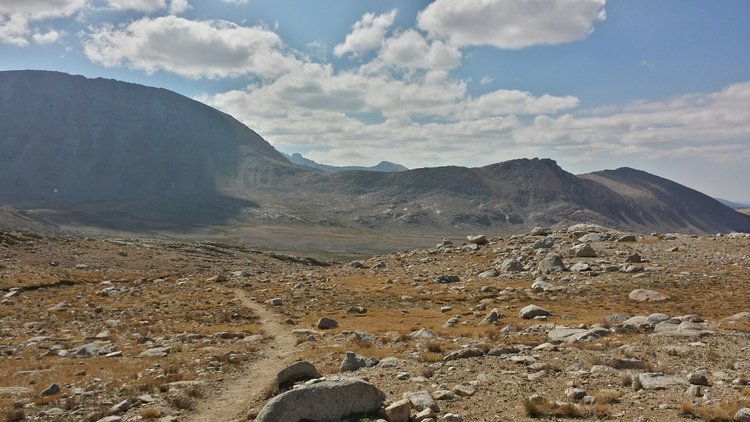 Looking North On the JMT To Forester Pass