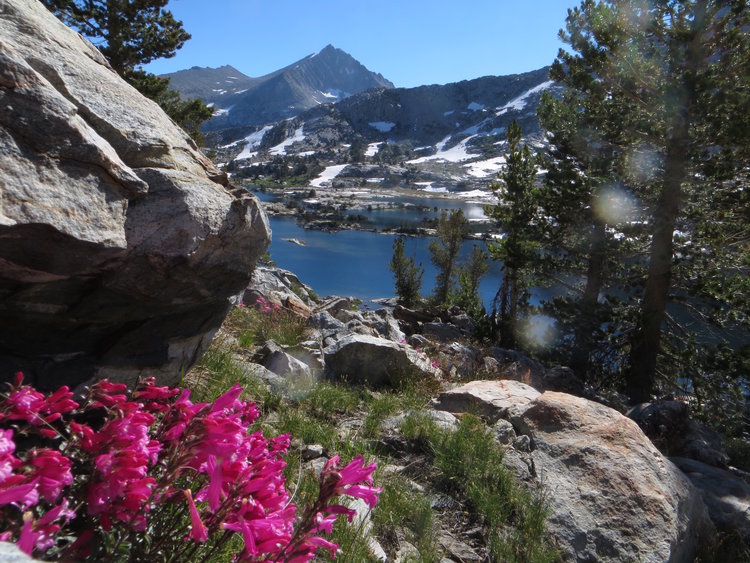 Seven Gables behind Marie Lake