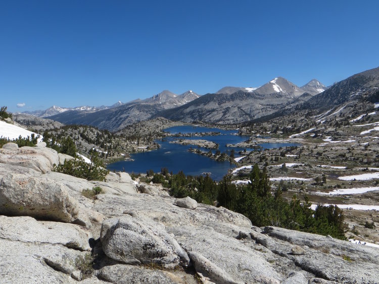 Marie Lake above Selden Pass