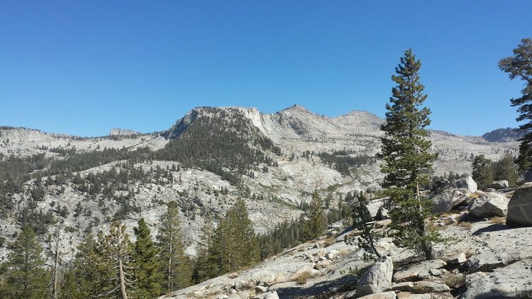Looking East Headed Up to Silliman Pass