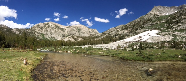 Looking up the Hilgard Branch.