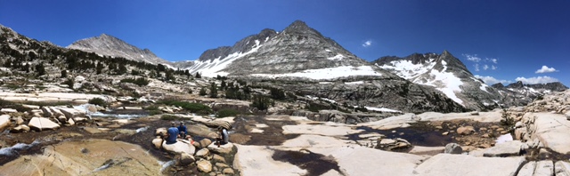 Hilgard Branch looking toward White Bear Pass.