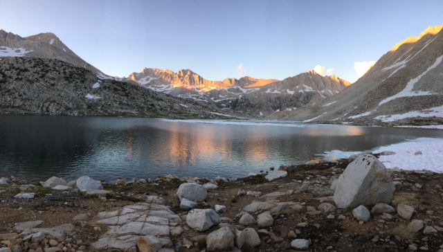 Lake Italy with Abbot, Dade, and Bear Creek Spire.
