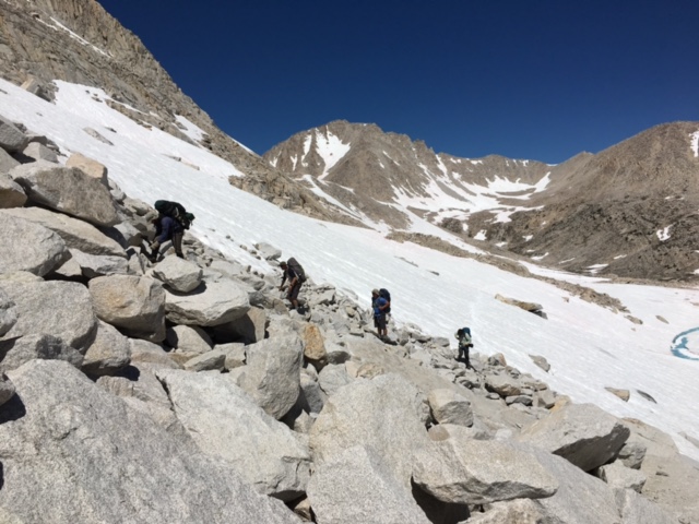 The climb.