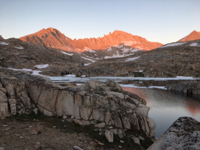 Feather Peak above Big Bear Lake.