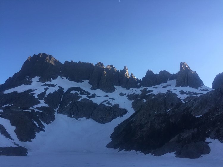 The snow really made the Sierras just that much more beautiful.