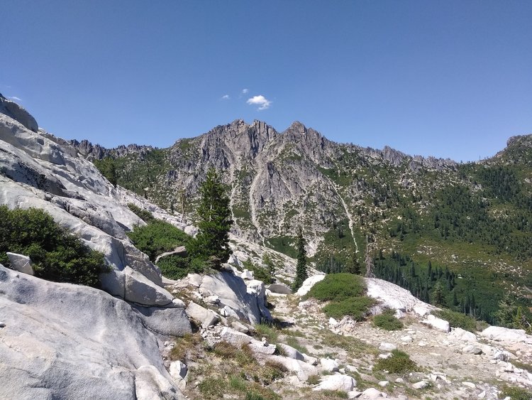 Looking North across Bear Creek Canyon from the Ridge on the way back from Wee Bear Lake