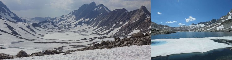 Robert Seeburger’s  ~ 7/10/2017 is &gt;90% ice.        21 days later               7/31/2017 shows &lt; 10% ice