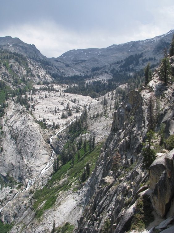 View up Marble Fork from the Watchtower: