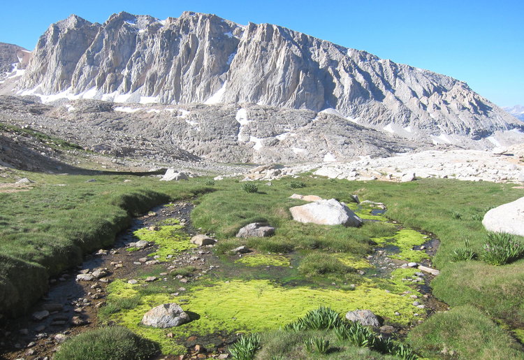 View coming down from Arctic Lake