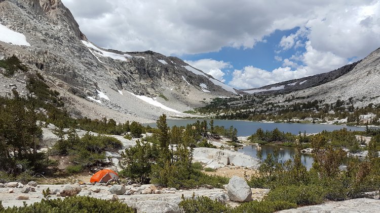 My camp at Piute Lake 08/19/2017