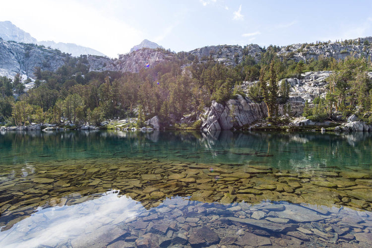 Insanely clear waters of Gem Lakes