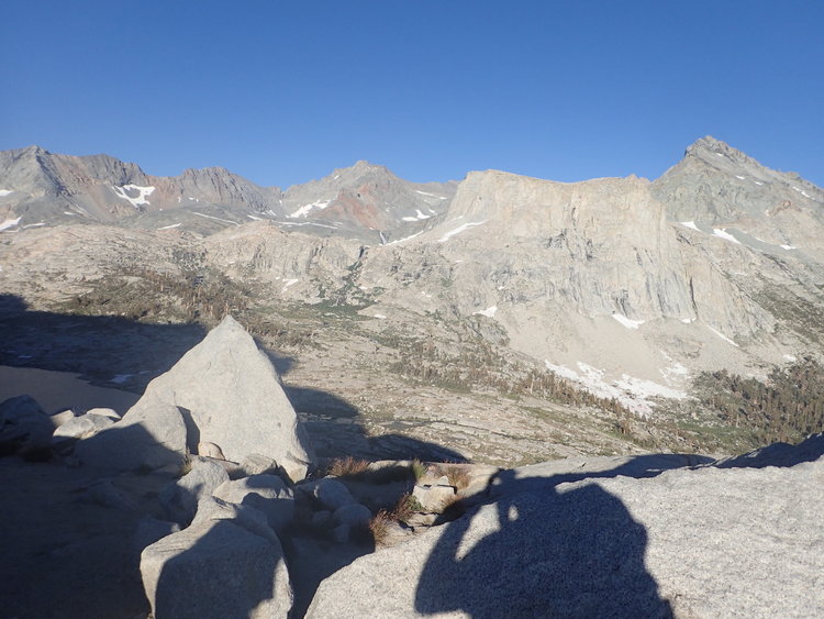 East view from Kaweah Gap, 8/10/17