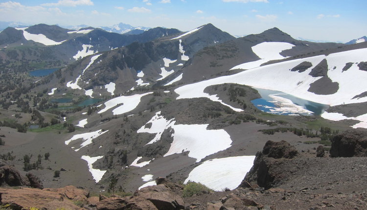 View of Latopie, Koenig and Levitt Lake