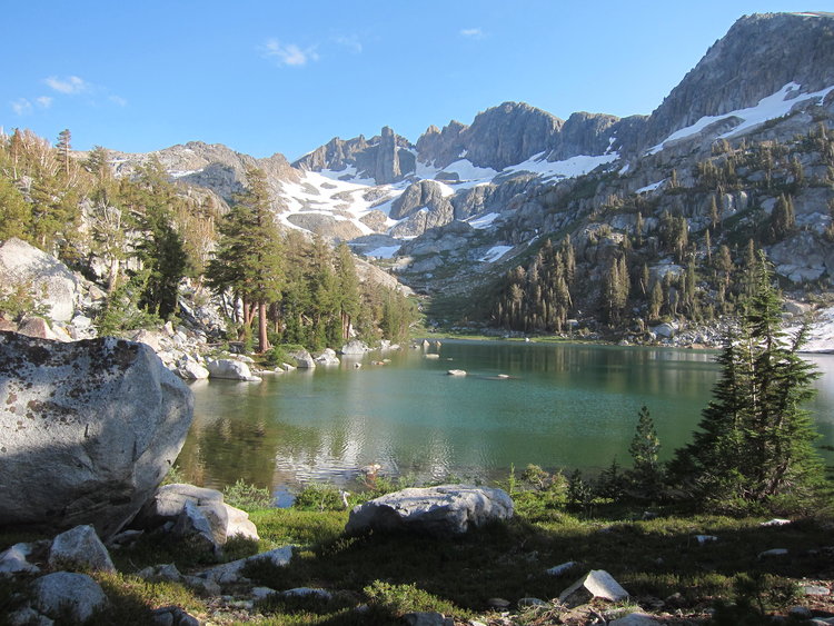 Beautiful unnamed lake south of Dorothy Lake