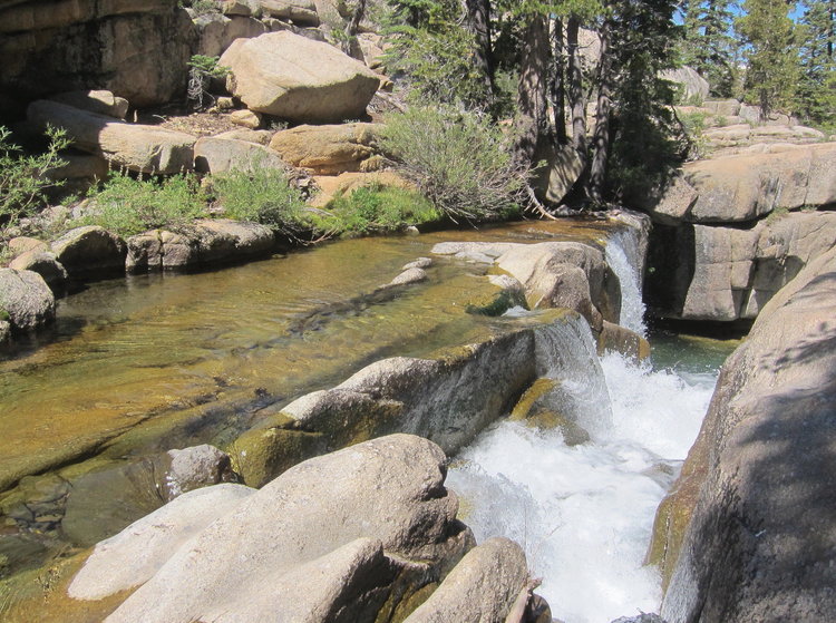 Lots of little watefalls on Summit Creek
