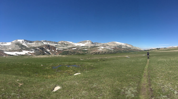 Approaching Parker Pass