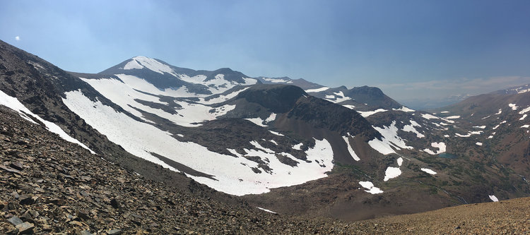 Approaching Koip Peak Pass