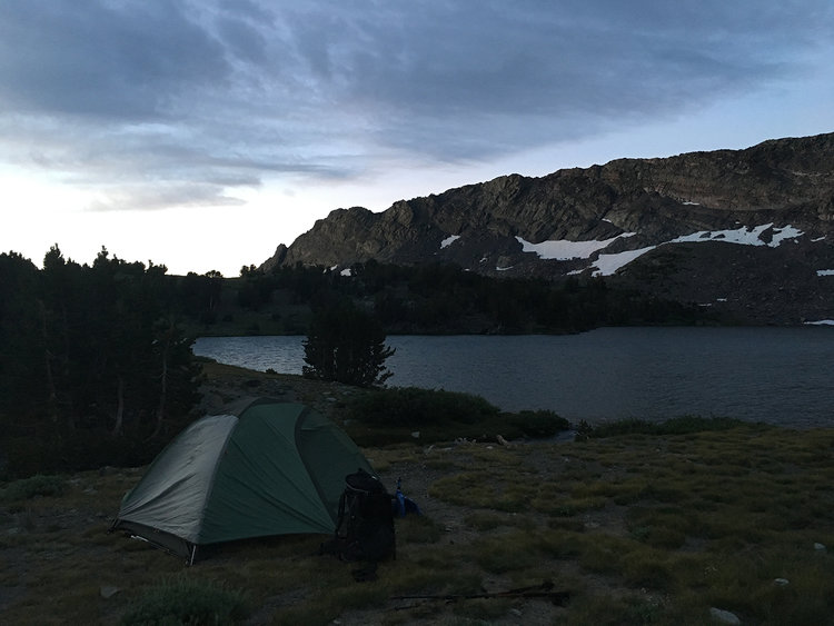 Night 1 campsite