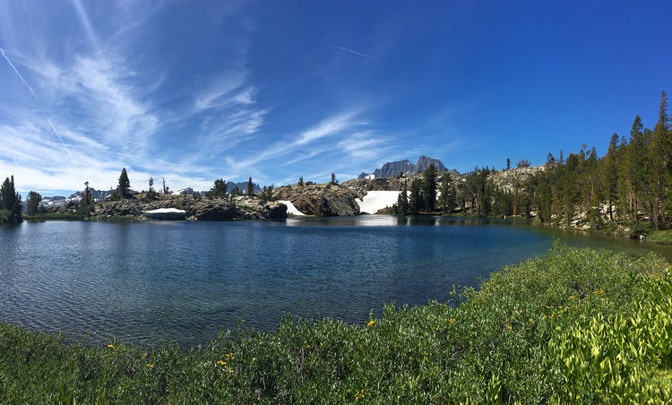 Summit Lake at Agnew Pass