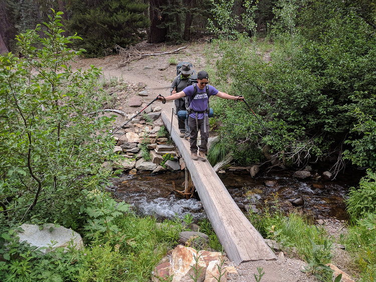 One of several bridges...