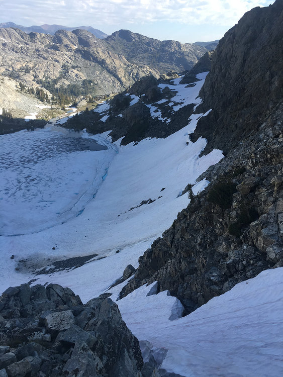 Scouting out the route from Cecile to Iceberg