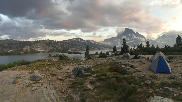 Night 4 campsite - Thousand Island Lake