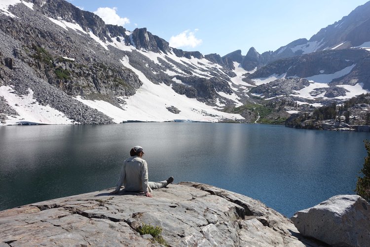 Big McGee Lake on Sept 1, 2017
