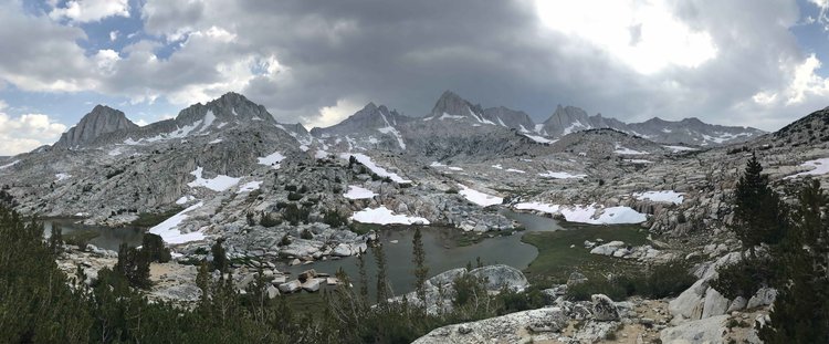Coming back down Granite Park