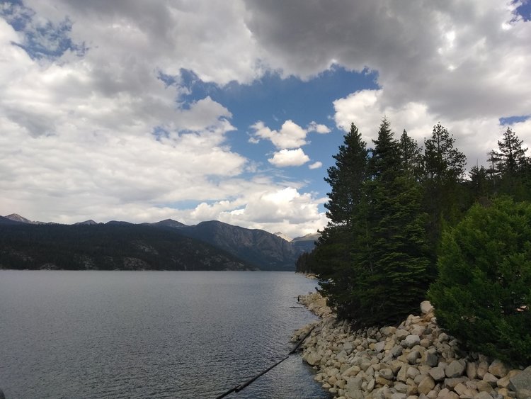 Edison Lake from the dam