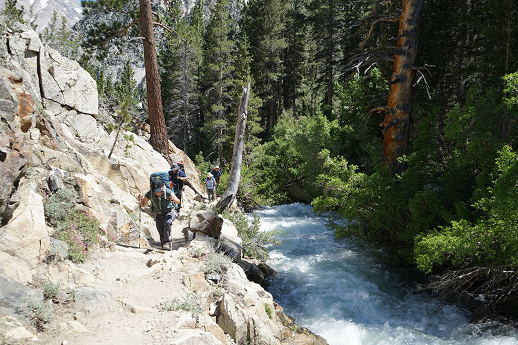 Creek in late June from near the same spot as your second picture for comparison.