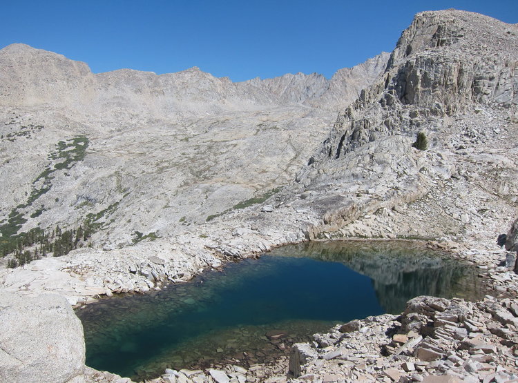 Lake at top of pass between Talus Creek and Table Creek