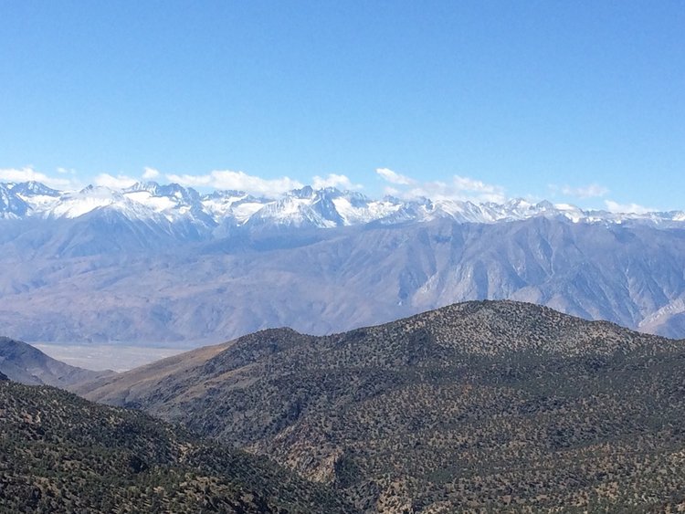 Looking across the valley towards Big Pine. There was a lot of snow