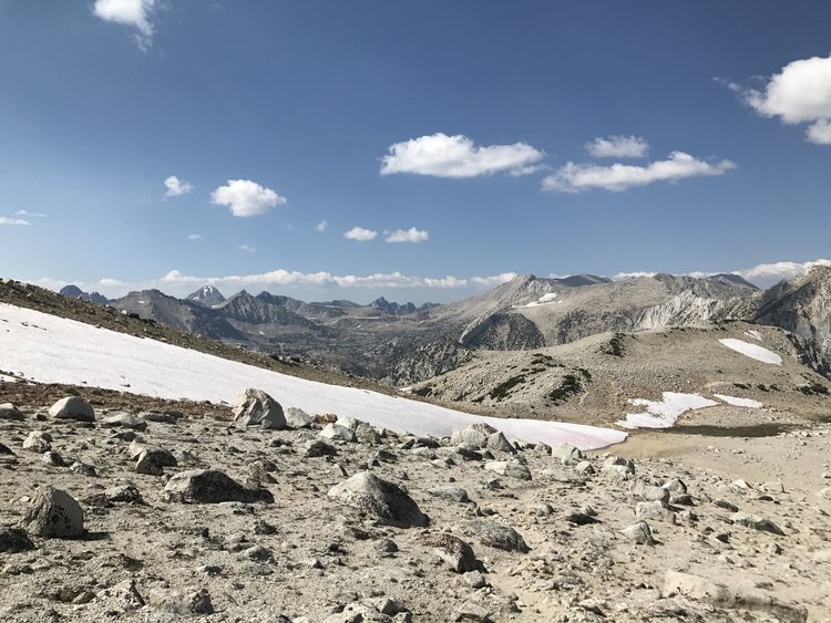 Looking to Pioneer Basin from Mono Pass