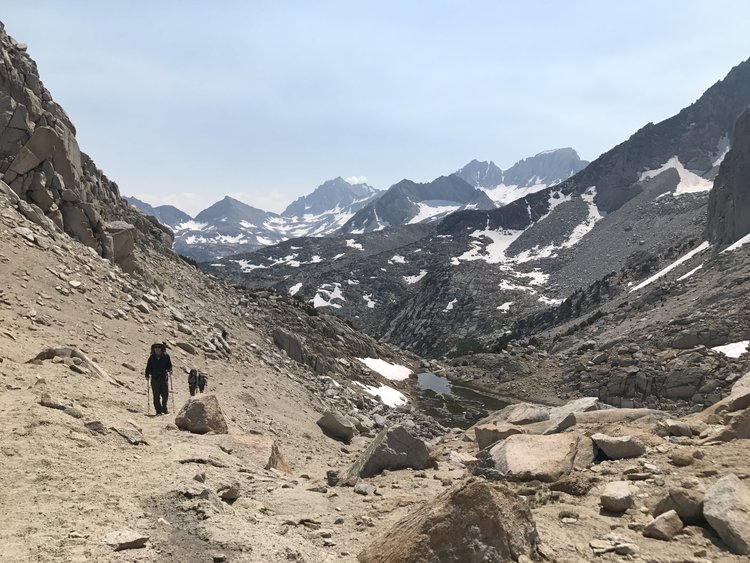 En route to Mono Pass