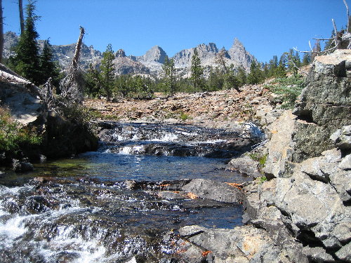 Looking back at the Minerets.