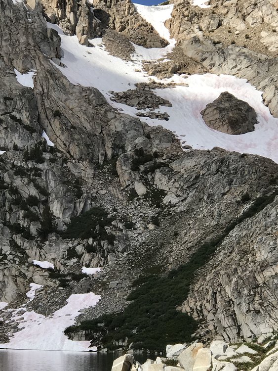 Cataract Creek Pass from below