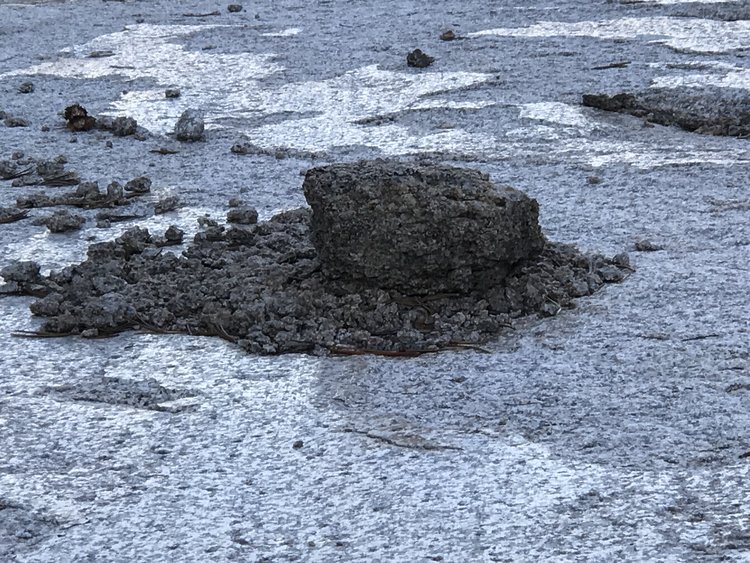 Distressed granite