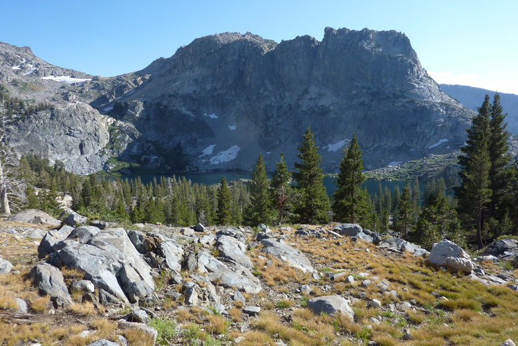 First view of Rodgers Lake