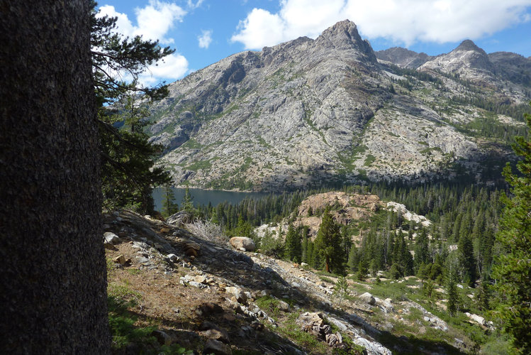 First view of Benson Lake