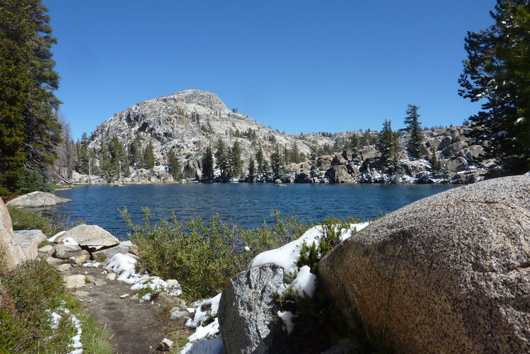 One of  the small lakes near Seavy Pass