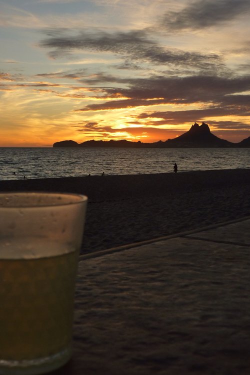 Sunset with tequila