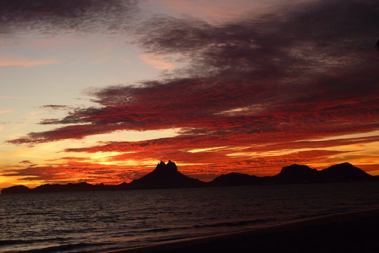 Sunset after tequila