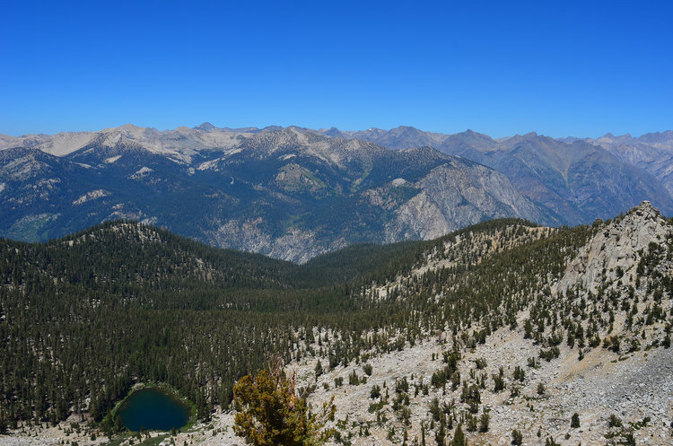 Looking North from Slide Peak the view is equally sublime and incredible.