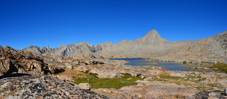 I really enjoyed the time we spent in the Upper Kern Basin. It is everything I love about the Sierra. This is looking west at the Great Western Divide and all the magnificent peaks!