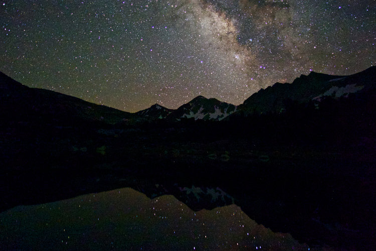 Stars reflected in Junction Lake