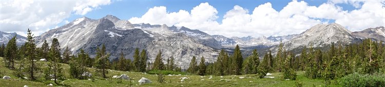 Big views of Upper Basin from near the Bench Lake ranger station