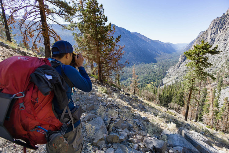 About to descend into Kern Valley