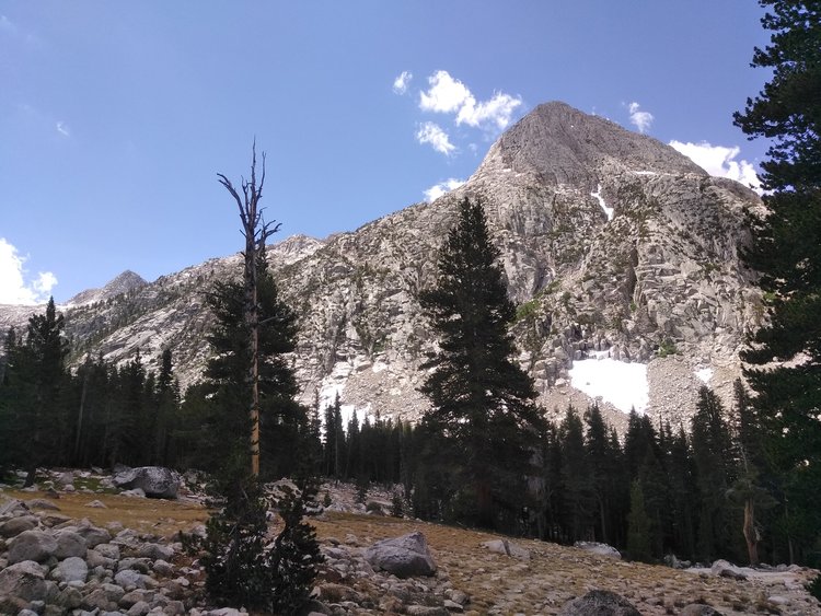 Headed up along Evolution Creek